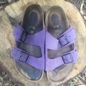 Birkenstock Arizona 36 purple suede